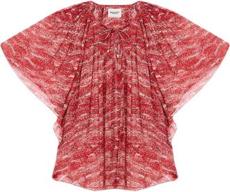 Isabel Marant Blusa Neslya - Rosso