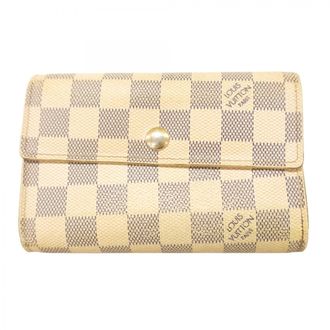 Louis Vuitton White Wallet (Tri-Fold) (Pre-Owned)