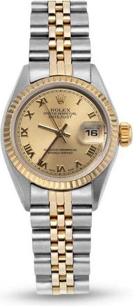 Rolex Pre-owned Rolex Datejust Automatic Chronometer Champagne Dial Ladies Watch 79173 CRJ