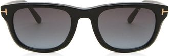 Tom Ford FT1076 KENDEL 01B Mens Sunglasses Black Size 54