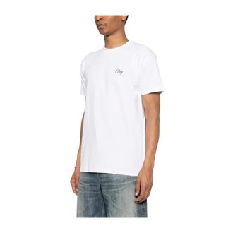 Obey T-Shirts, male, White, Size: M Paper Rose Classic T-Shirt