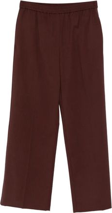 Max Mara elasticated-waist pants - Brown