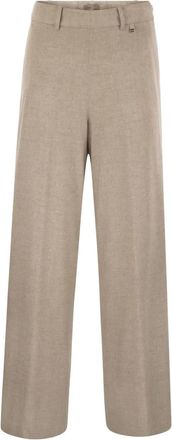 Herno logo-detail trousers - Neutrals