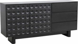 Oviala Credenza moderna rettangolare L160 cm nera