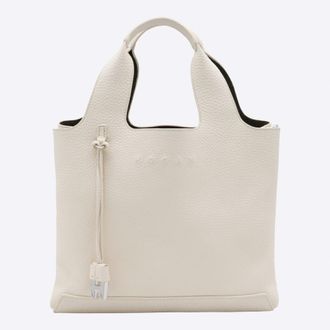 Hogan White Leather Totes