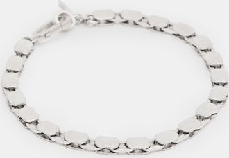 AllSaints Brass Axel Hexagon Chain Bracelet, Size: 8.5inch