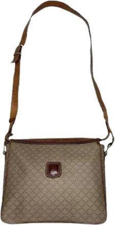 Celine Pre-owned Cross Body Bags, female, Beige, Size: ONE SIZE Pre-owned Vintage Cross Body Bag