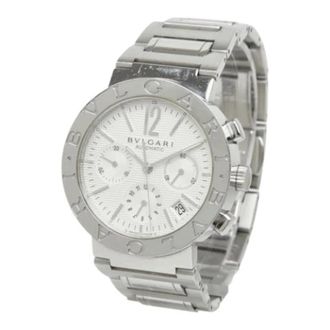 Bulgari Pre-owned Vintage Polshorloge - Heren - Pre-owned - Wit - Maat: ONE Size