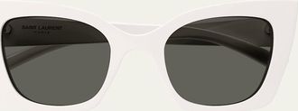 Saint Laurent Fashion Show Bio Nylon Cat-Eye Sunglasses