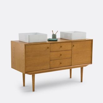 La Redoute Interieurs Vintage badkamermeubel L140 cm, Quilda