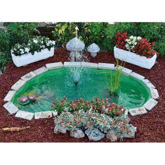 OEM Laghetto Da Giardino Nemi Da Litri 270 Dimensioni 185x115xh36 Cm