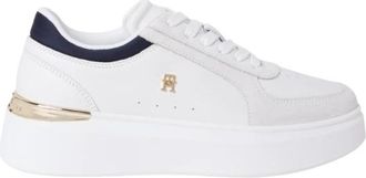 Tommy Jeans Sneakers - Dames - Sneakers - Wit - 38 EU - Leer - Schoenen