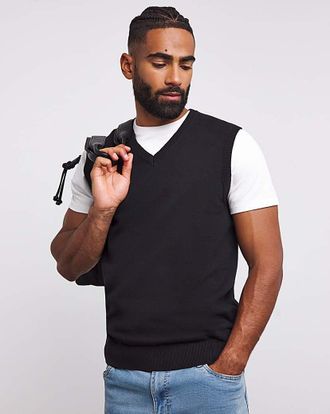 Jacamo Cotton Sweater Vest