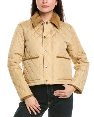 Burberry Quilted Crop Jacket