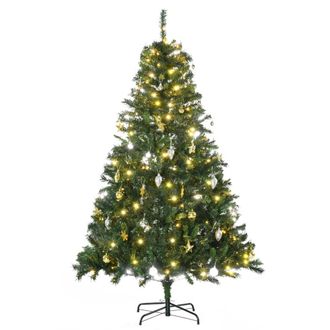 HOMCOM &Aacute;rbol de navidad &oslash;112x180 cm verde