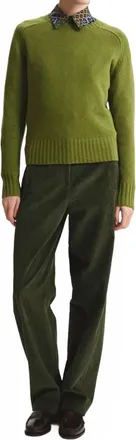 Ines De La Fressange Arthur Wool Jumper In Olive