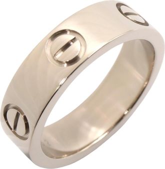 Cartier Silver White Gold (18K) Band Ring (Pre-Owned)