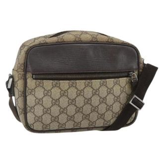 Gucci Pre-owned Cross Body Bags, female, Beige, Size: ONE SIZE Pre-owned Vintage Shoulder Bag