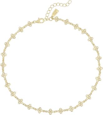 Electric Picks Womens Criss Cross Necklace In Gold