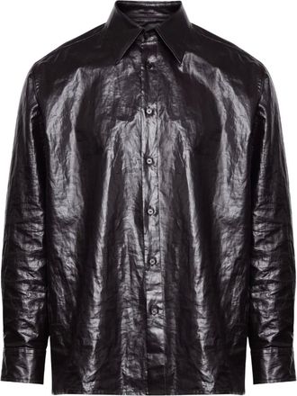 Maison Margiela Camicia con effetto stropicciato - 144 - BROWN