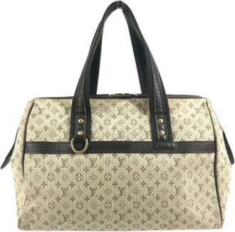Louis Vuitton Pre-owned Boston Bag - Dames - Vintage Handtas - Beige - ONE Size - Vintage