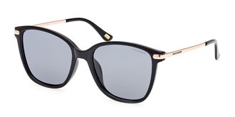 Skechers SE6209 Polarized 01D Womens Sunglasses Black Size 55
