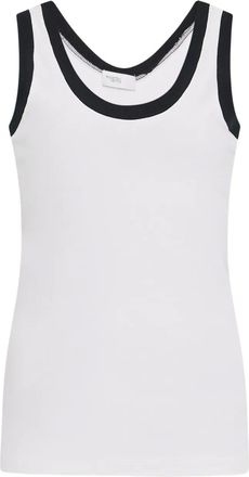 Rosetta Getty Canotta con scollo ampio - Bianco