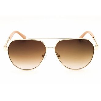 Guess Brown Pilot Ladies Sunglasses GF00033 32E 59