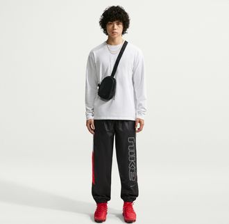 Nike Mens Nike Sportswear Windrunner Lined Pants in Black | IV4853-010