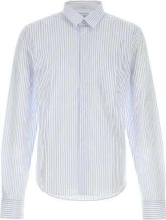 Prada Geborduurd Poplin Shirt