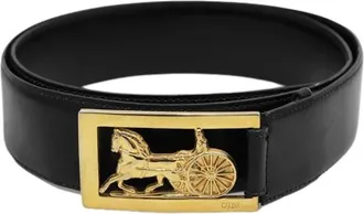 Celine Pre-owned Belts, male, Black, Size: ONE SIZE Pre-owned Leather belts