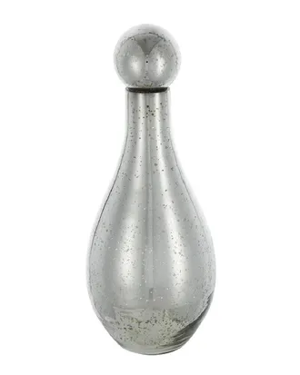 A&B Home Discontinued A&B Home Antique Style Glass Jar With Round Design And Lid