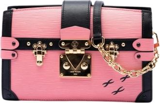 Louis Vuitton Pre-owned The Trunk Clutch - Dames - Vintage Schoudertas - Roze - ONE Size - Leer - Vintage