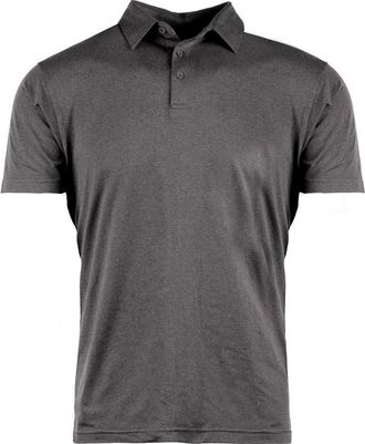 Burnside Soft Jersey Polo in Heather Charcoal at Nordstrom Rack, Size Xxx-Large