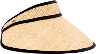 Eugenia Kim Cassidy UPF 25+ Packable Wide Brim Visor in Natural at Nordstrom