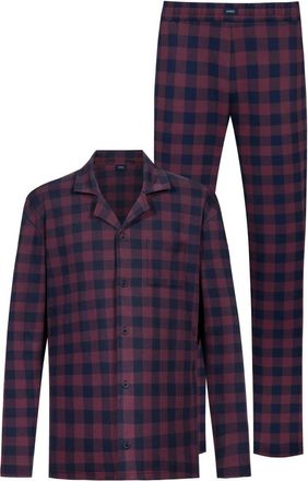 Mey Pyjama met lange mouwen - Heren - Nachtkleding & Lounge - Rood - Maat: XL Katoen