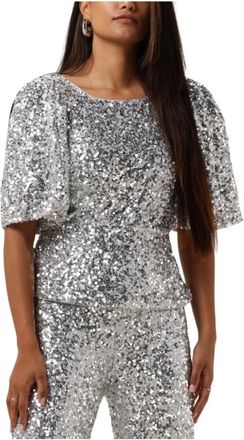 Harper & Yve Zilver Marsja-ls Dames Tops & T-shirts - Dames - Blouses - Grijs - S - Overhemden