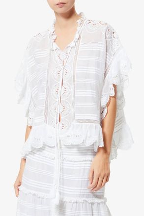 Isabel Marant Payton Top In White