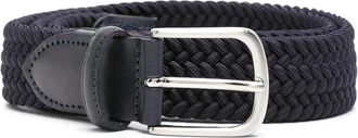Eraldo Leather-trim Interwoven Belt