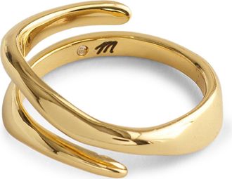 Madewell Organic Illusion Ring in Antique Gold at Nordstrom, Size 7