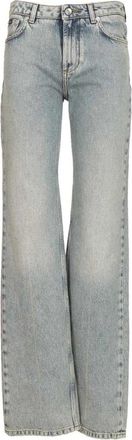 Dolce & Gabbana Straight Leg Jeans - Dames - Flared Jeans - Blauw - M - Katoen - Jeans