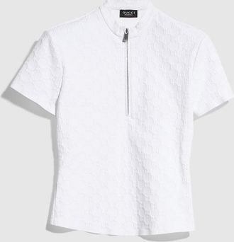 Gucci GG Jersey Jacquard T-shirt, White, Ready-to-wear