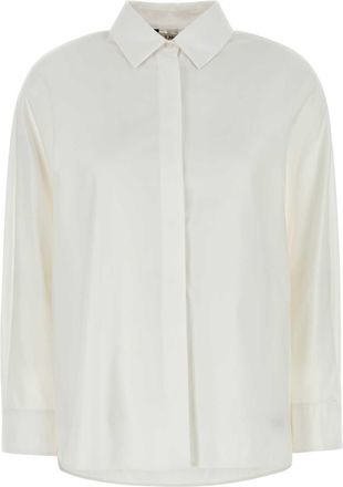 Max Mara White Cotton Conero Shirt