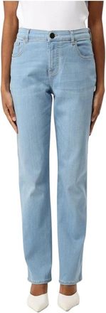 Emporio Armani Veelzijdige Denim Jeans voor Dagelijks Gebruik - Dames - Regular Fit Jeans - Blauw - W27 - Denim - Jeans