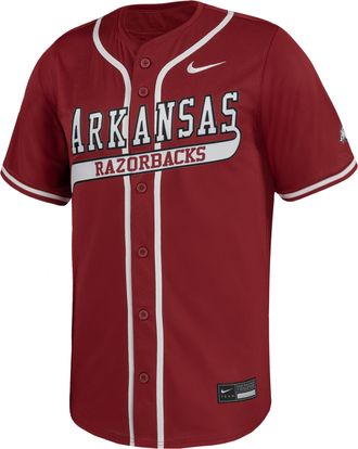 Nike Arkansas Big Kids Nike Dri-FIT College Limited Baseball Jersey in Red | P33621J612ARKS-ARK