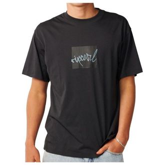 Rip Curl Rip Script Icon Tee T-Shirt f&uuml;r Herren | schwarz