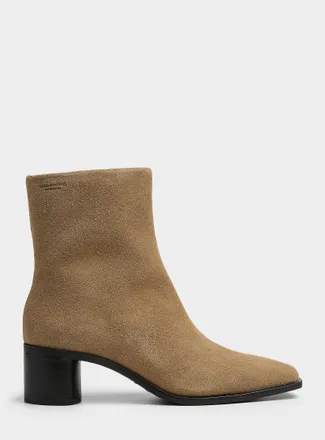 Vagabond Womens Fay square-toe suede boots
