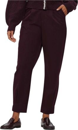 Amaya Amsterdam Vivienne Pantalon - Dames - Broeken - Paars - Maat: M Zijde