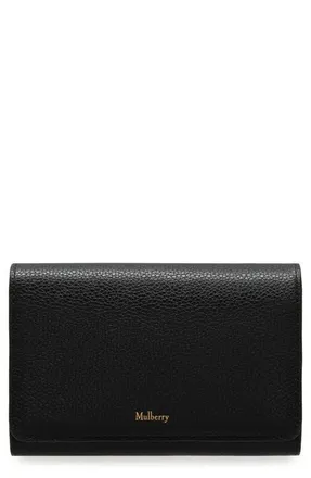 Mulberry Medium Continental French Purse in Black at Nordstrom