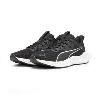 Puma Laufschuh PUMA REFLECT LITE, Damen, Gr. 44,5, schwarz (puma schwarz, puma schwarz, puma wei&szlig;), Textil, Schuhe Laufschuh